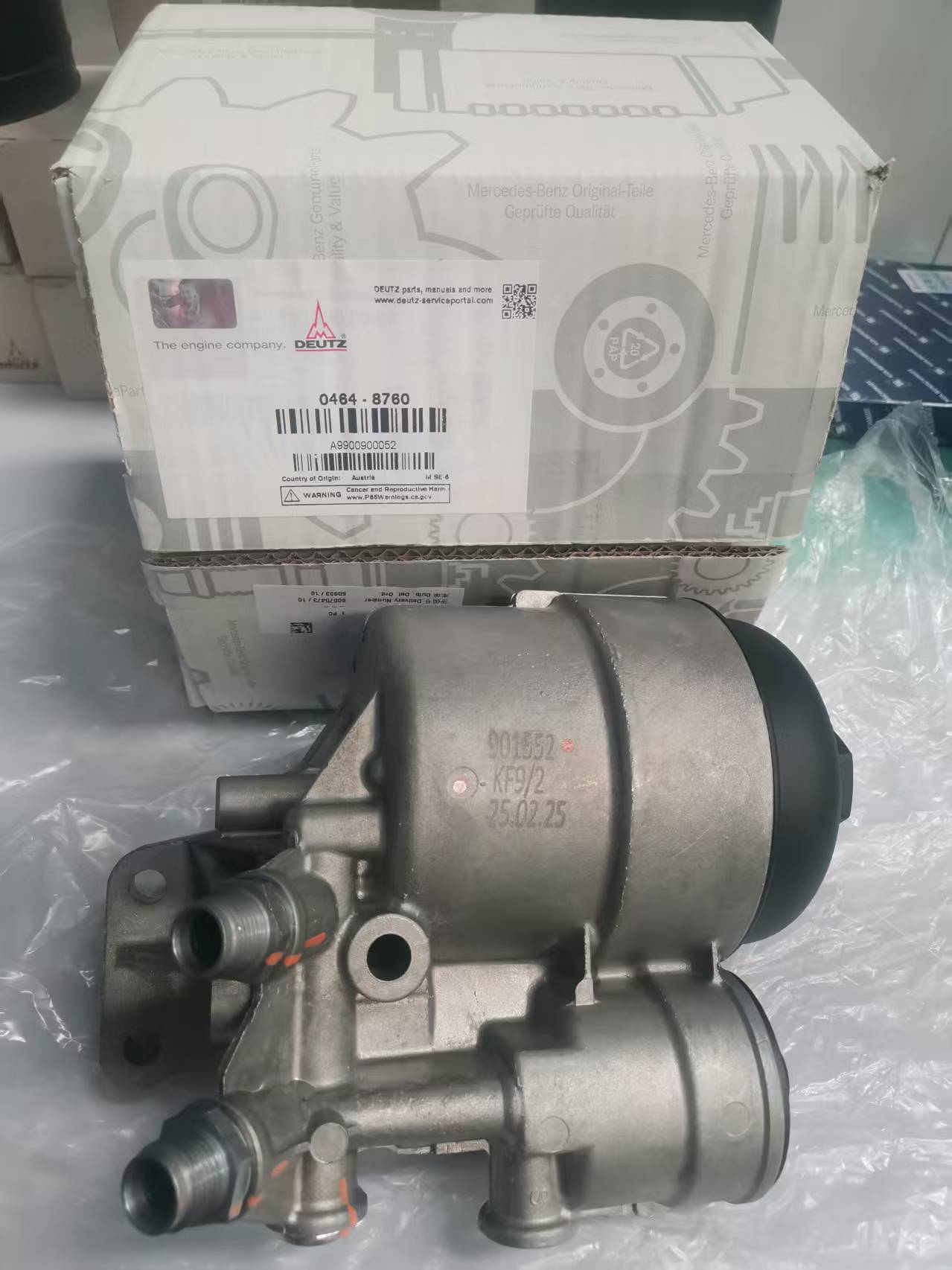 道依茨奔馳OM906柴油濾芯殼體總成04648760/9900900052